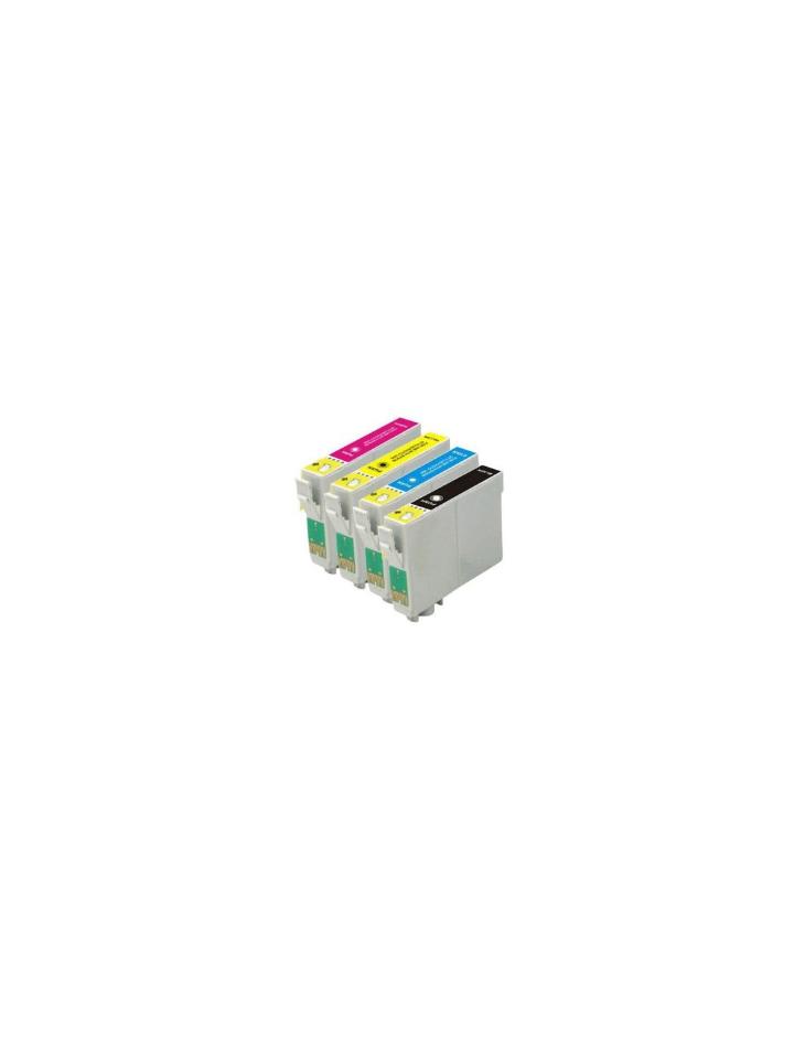 Pack EPSON T0891/2/3/4 - 4 Cartuchos Compatibles - S20-21 SX100-105-110-115-200-205-210-215-218-400-405-410-415 (copia)