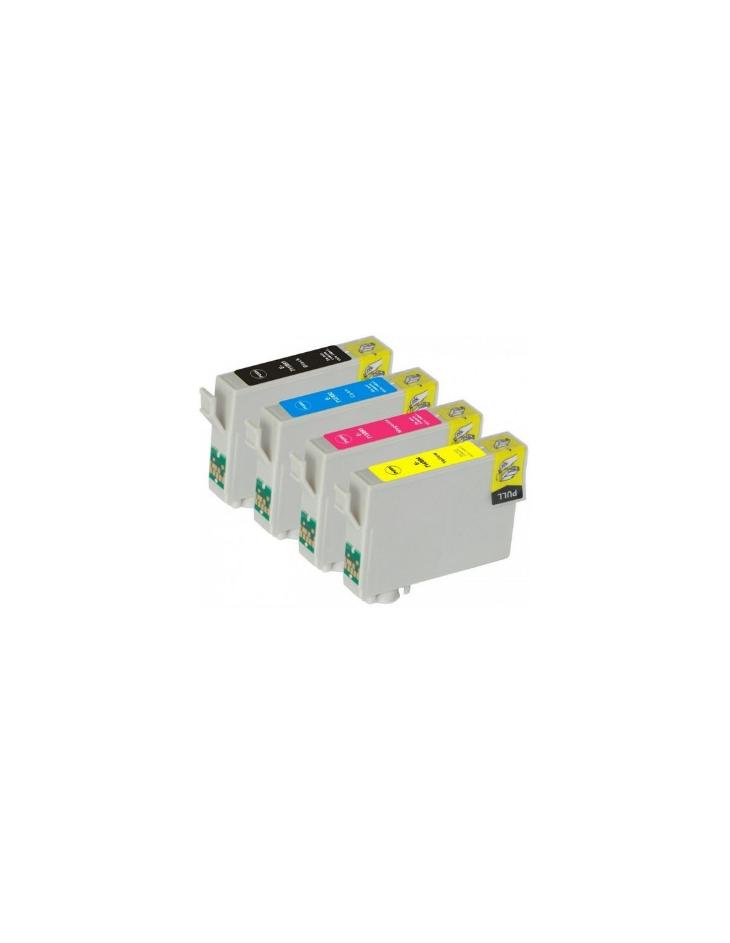 Pack EPSON T1281/2/3/4 - 4 Cartuchos Compatibles - S22 SX125-130-230-235-420-425-430-435-440-438-445 BX305 (copia)