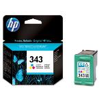 [C8766C] HP 343 Color (19ml) XL Doble original /6540/6620/5740/5745/5940/6840/6540/9800/PSC1610
