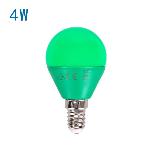 [EGJLB0039] Bombilla LED E14 (G45)  - 4W - Color VERDE - 220-240V